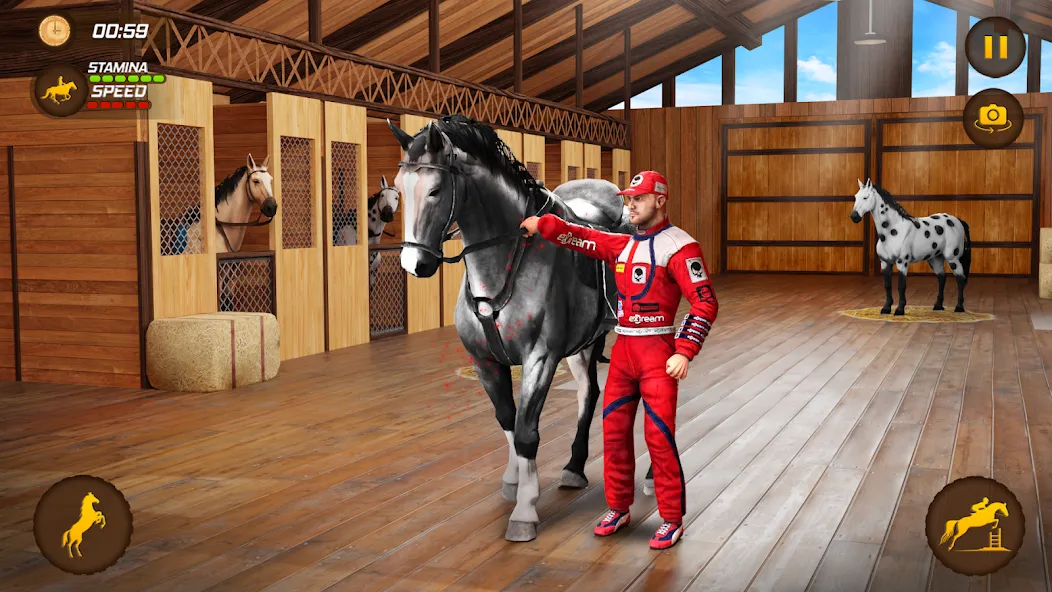 Horse Racing Game: Horse Games [МОД: Много денег, Монет и Все открыто] Screenshot 1