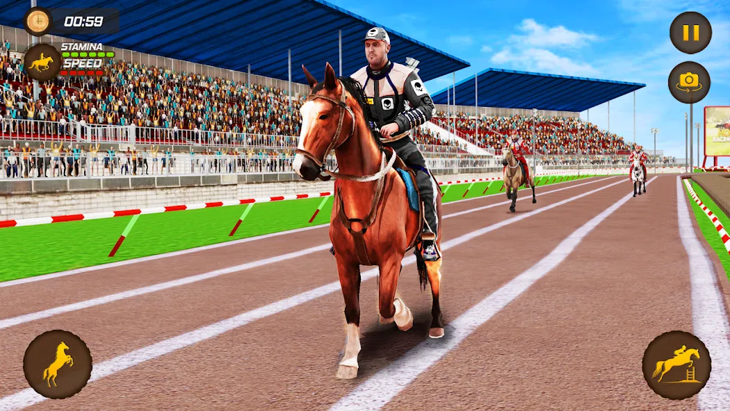 Horse Racing Game: Horse Games [МОД: Много денег, Монет и Все открыто] Screenshot 3