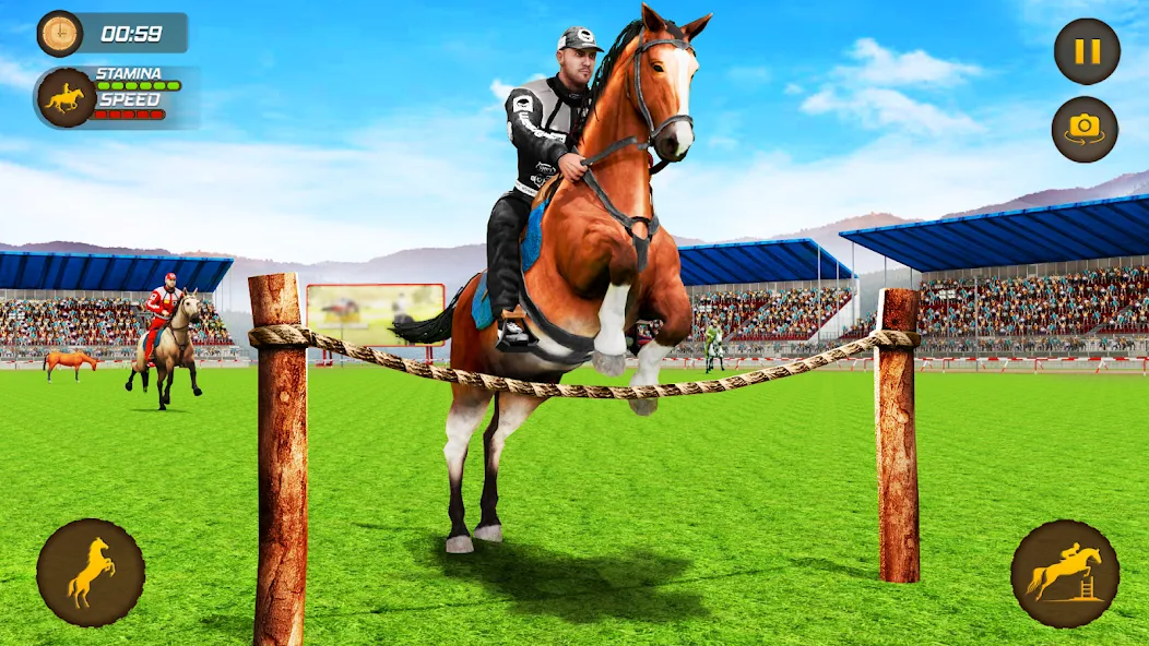 Horse Racing Game: Horse Games [МОД: Много денег, Монет и Все открыто] Screenshot 5