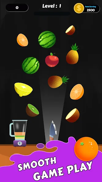 Fruit Cut Master - Crazy Slash (Фрут Кат Мастер) [МОД: Деньги, Монеты и Меню MOD] Screenshot 1