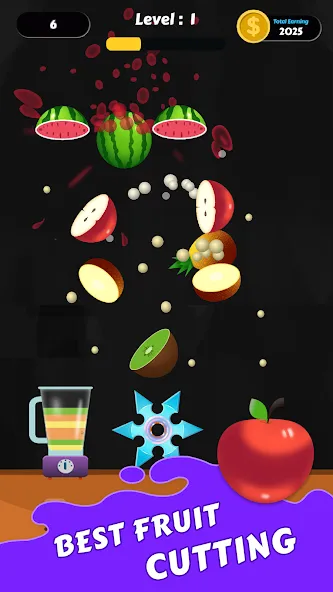 Fruit Cut Master - Crazy Slash (Фрут Кат Мастер) [МОД: Деньги, Монеты и Меню MOD] Screenshot 3