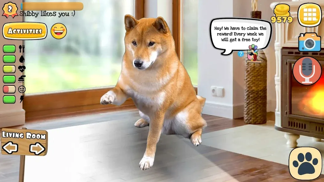 Adopt a pet : Corgi Games (Риал Петс бай Фруви) [МОД: Много монет, Открытые уровни и Мега MOD] Screenshot 2