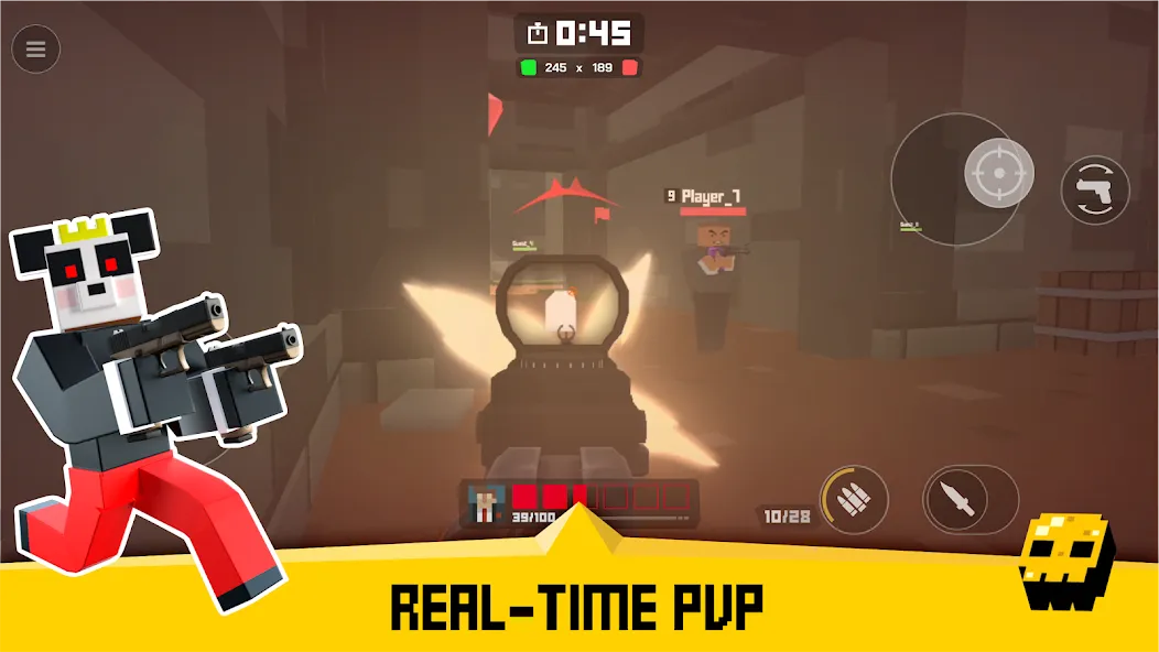 Krunker FRVR - Multiplayer FPS (Крункер ФРВР) [МОД: Все открыто, Дополнительные деньги и Меню MOD] Screenshot 3