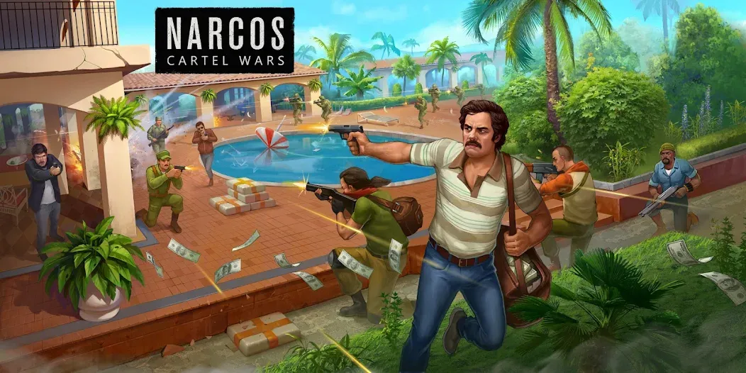 Narcos: Cartel Wars & Strategy (Наркос) [МОД: Много монет, Открытые уровни и Мега MOD] Screenshot 1