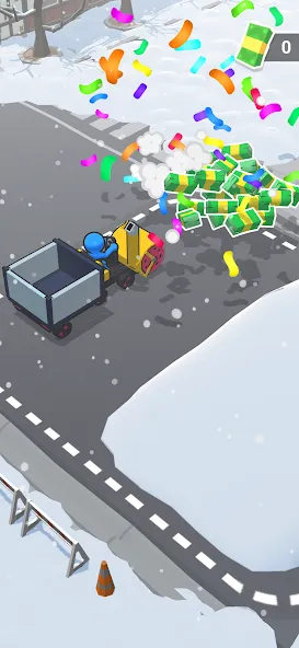 Snow shovelers - simulation (Сноубордисты) [МОД: Много денег, Монет и Все открыто] Screenshot 3