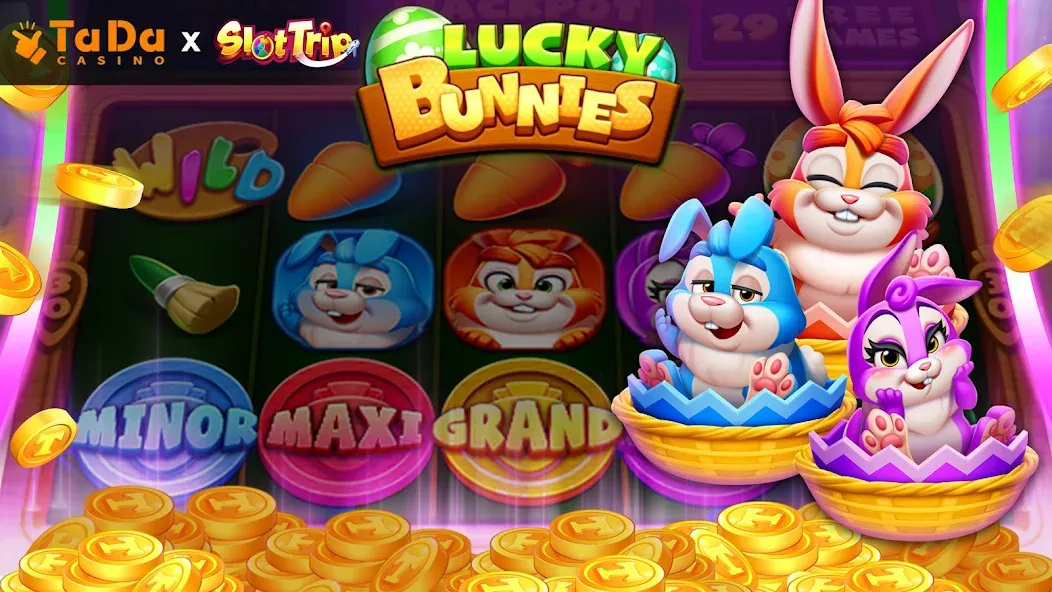 SlotTrip Casino - TaDa Slots (СлотТрип) [МОД: Меню, Бесконечные монеты и Открытые уровни] Screenshot 2