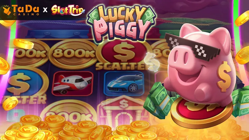SlotTrip Casino - TaDa Slots (СлотТрип) [МОД: Меню, Бесконечные монеты и Открытые уровни] Screenshot 4