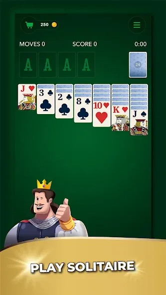 Solitaire Guru: Card Game [МОД: Меню, Бесконечные монеты и Открытые уровни] Screenshot 1