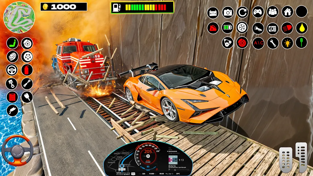 Rampa Car Game: GT Car stunts (Мега Рэмпс) [МОД: Бесконечные деньги, Монеты и Мега MOD] Screenshot 1