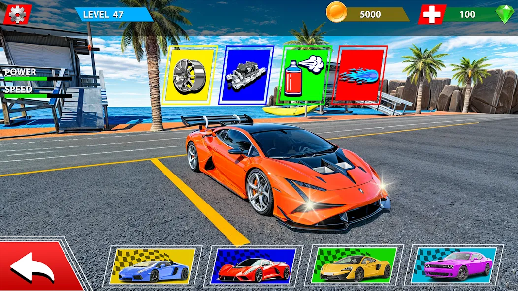 Rampa Car Game: GT Car stunts (Мега Рэмпс) [МОД: Бесконечные деньги, Монеты и Мега MOD] Screenshot 3