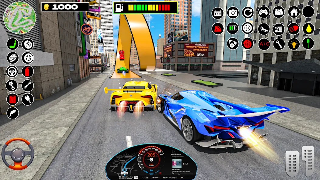 Rampa Car Game: GT Car stunts (Мега Рэмпс) [МОД: Бесконечные деньги, Монеты и Мега MOD] Screenshot 4