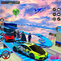 Скачать Rampa Car Game: GT Car stunts (Мега Рэмпс) [МОД: Бесконечные деньги, Монеты и Мега MOD] | Взлом Rampa Car Game: GT Car stunts на Андроид
