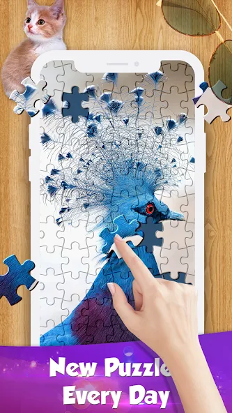 Jigsaw Go - Classic Jigsaw Puz (Джигсоу Го) [МОД: Бесконечные деньги, Монеты и Мега MOD] Screenshot 4