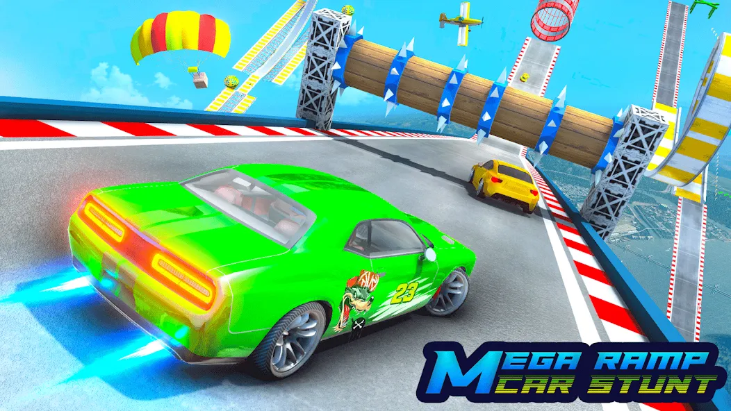 Ramp Car Games: GT Car Stunts (Рамп Кар Игры) [МОД: Много денег, Монет и Все открыто] Screenshot 2