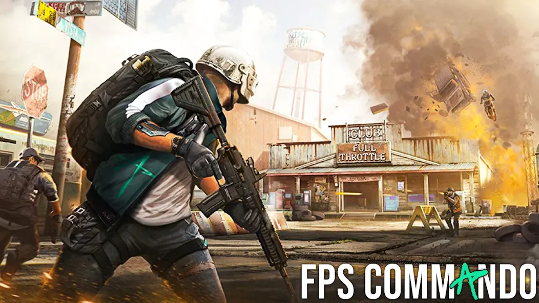 FPS Commando Shooter Games (ФПС Коммандо Шутер Игры) [МОД: Бесконечные деньги, Монеты и Мега MOD] Screenshot 5