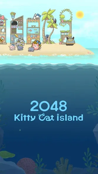 2048 Kitty Cat Island (Остров Кошачьеи Кошки) [МОД: Все открыто, Дополнительные деньги и Меню MOD] Screenshot 3