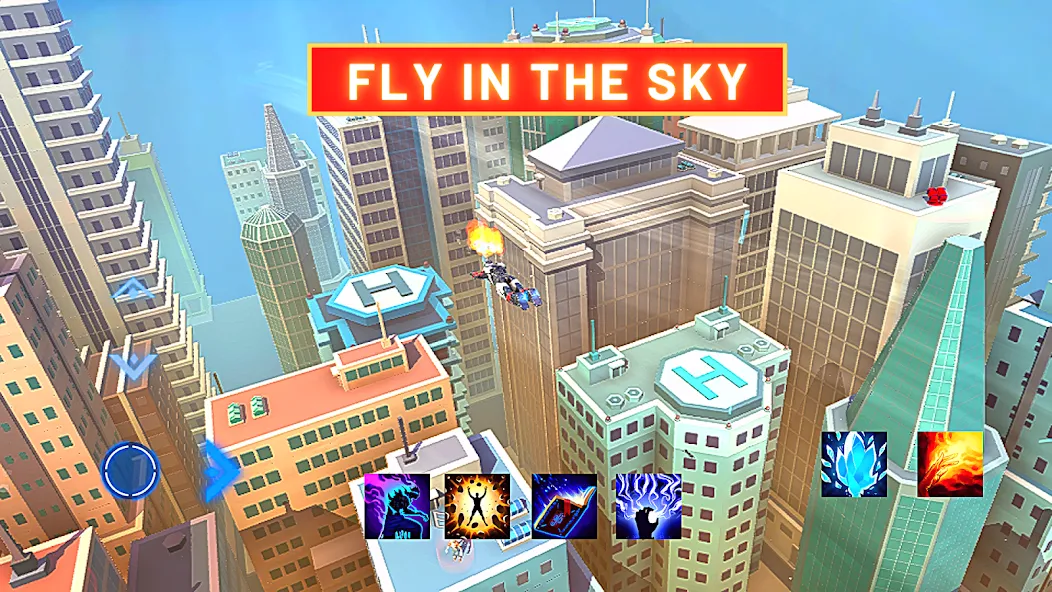 Super hero Flying iron jet man [МОД: Деньги, Монеты и Меню MOD] Screenshot 4
