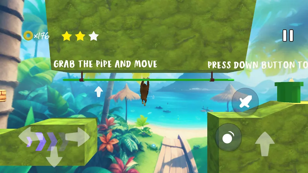 Monkey jungle run kong gorilla [МОД: Деньги, Монеты и Меню MOD] Screenshot 5