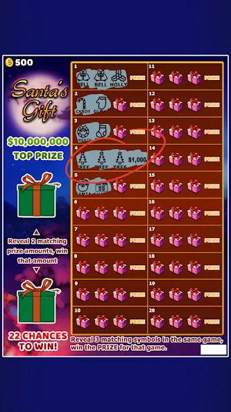 Lottery Scratchers Ticket Off (Лотерейный билет на ободрителейскретчи) [МОД: Меню, Бесконечные монеты и Открытые уровни] Screenshot 3