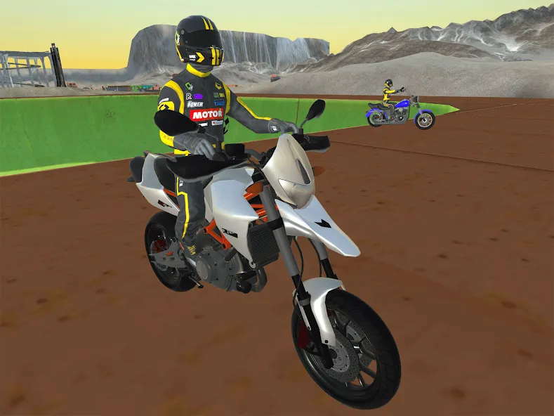 Moto bike Driving: Mega Ramp [МОД: Бесконечные деньги, Монеты и Мега MOD] Screenshot 5