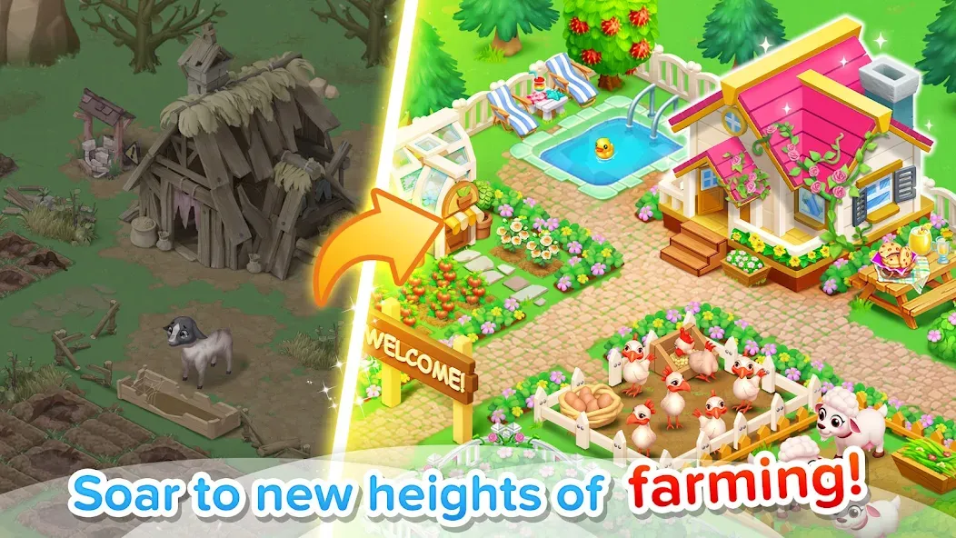 Family Farm Seaside [МОД: Много денег, Монет и Все открыто] Screenshot 4