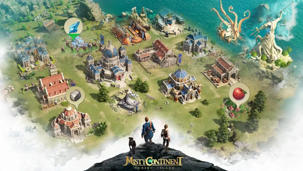 Misty Continent: Cursed Island [МОД: Меню, Бесконечные монеты и Открытые уровни] Screenshot 1