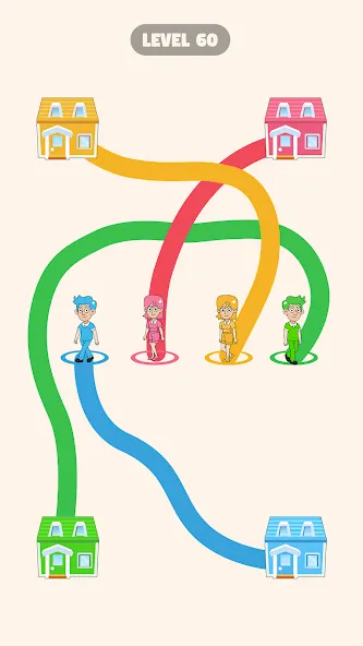 Draw To Home (Дроу Ту Хоум) [МОД: Все открыто, Дополнительные деньги и Меню MOD] Screenshot 1