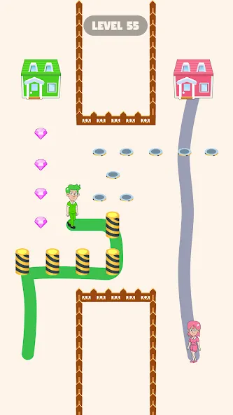Draw To Home (Дроу Ту Хоум) [МОД: Все открыто, Дополнительные деньги и Меню MOD] Screenshot 3