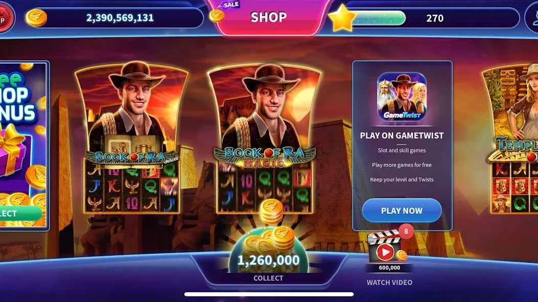 Book of Ra™ Deluxe Slot (Бук оф Ра Делюкс Слот) [МОД: Бесконечные деньги, Монеты и Мега MOD] Screenshot 2