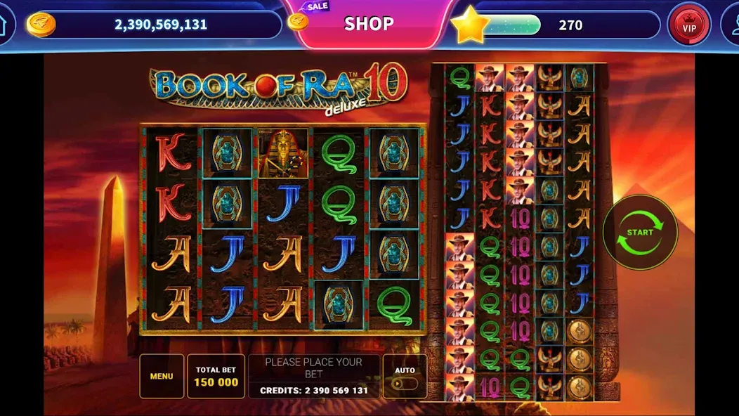 Book of Ra™ Deluxe Slot (Бук оф Ра Делюкс Слот) [МОД: Бесконечные деньги, Монеты и Мега MOD] Screenshot 4