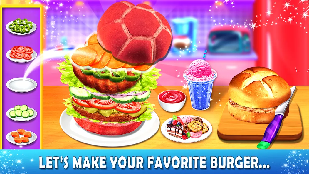 Lunch Box cooking Games 2023 (ШКОЛЬНЫЙ ОБЕД ПРИГОТОВЛЕНИЕ ПИЩИ Создание поваров) [МОД: Деньги, Монеты и Меню MOD] Screenshot 2