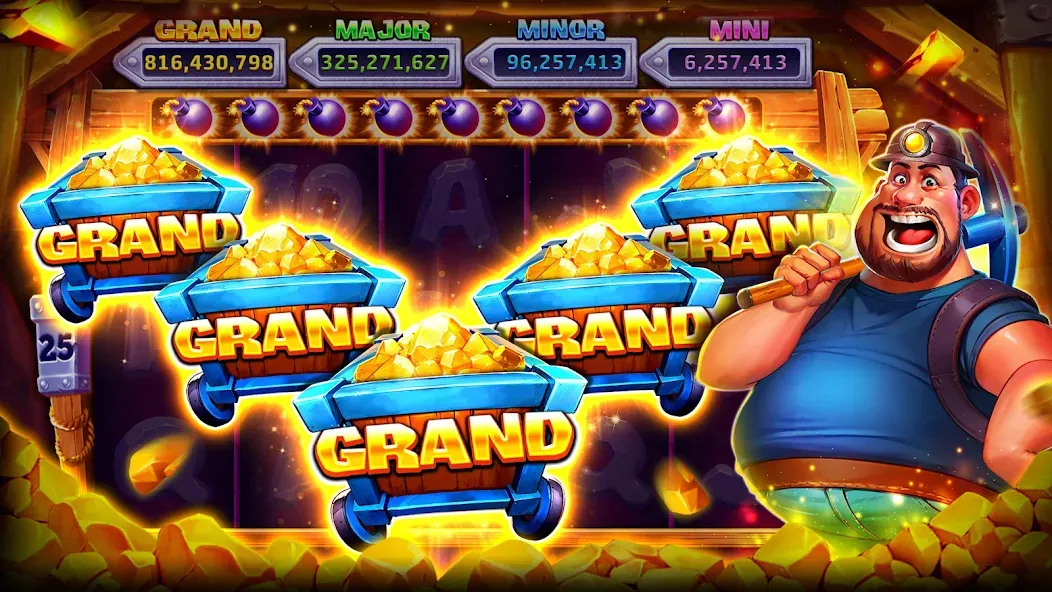 Jackpot Wins - Slots Casino (Джекпот Винс) [МОД: Все открыто, Дополнительные деньги и Меню MOD] Screenshot 5