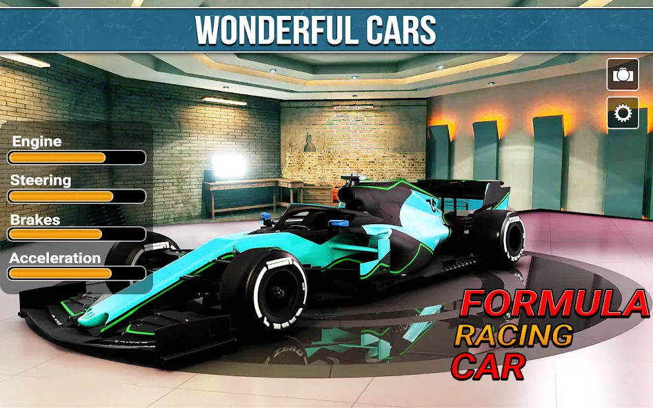 Formula Game: Car Racing Game [МОД: Много монет, Открытые уровни и Мега MOD] Screenshot 4