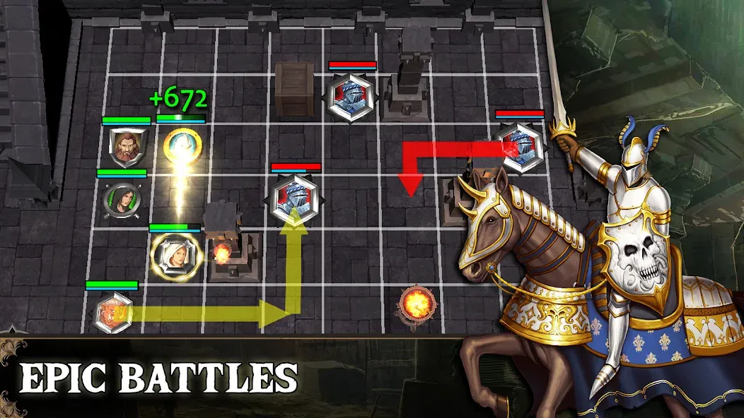 Demon God: Turn-Based Strategy (Херо Квест) [МОД: Все открыто, Дополнительные деньги и Меню MOD] Screenshot 1