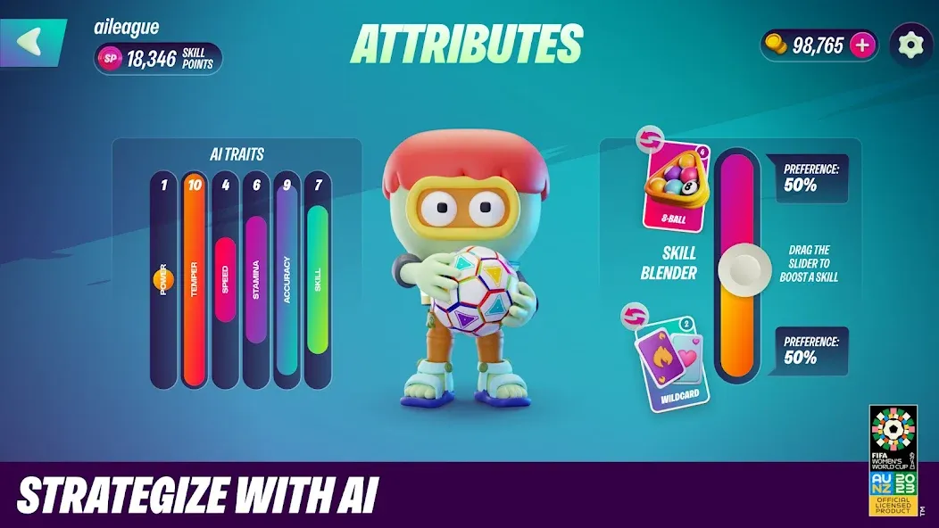 FIFA World Cup AI League (ФИФА Ворлд Кап ИИ Лига) [МОД: Все открыто, Дополнительные деньги и Меню MOD] Screenshot 3