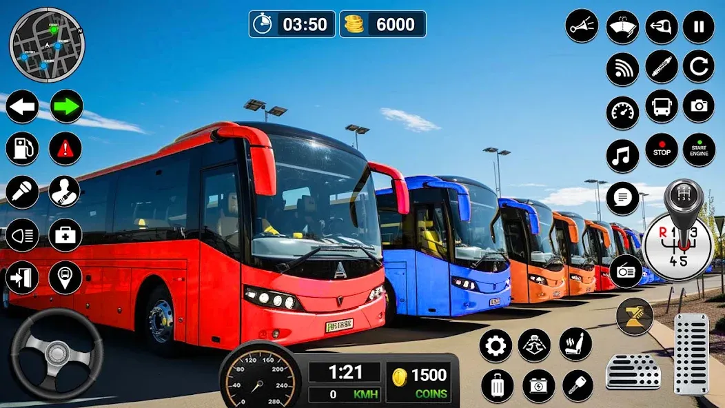 Bus Simulator Game: Coach Game [МОД: Бесконечные деньги, Монеты и Мега MOD] Screenshot 1
