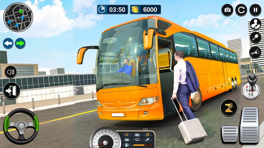 Bus Simulator Game: Coach Game [МОД: Бесконечные деньги, Монеты и Мега MOD] Screenshot 2