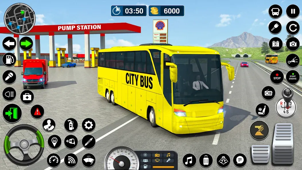 Bus Simulator Game: Coach Game [МОД: Бесконечные деньги, Монеты и Мега MOD] Screenshot 3