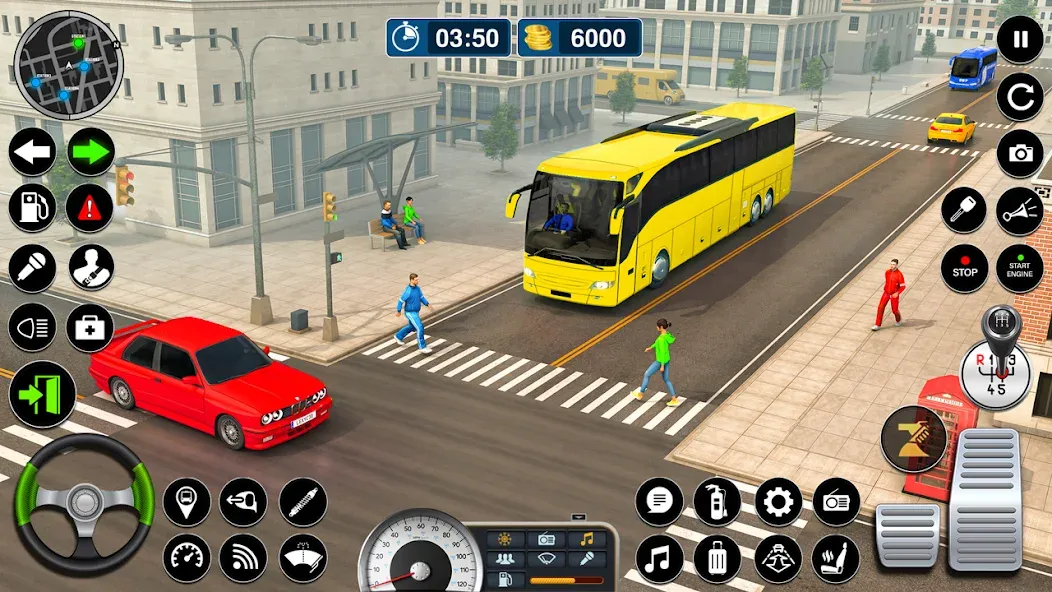 Bus Simulator Game: Coach Game [МОД: Бесконечные деньги, Монеты и Мега MOD] Screenshot 4