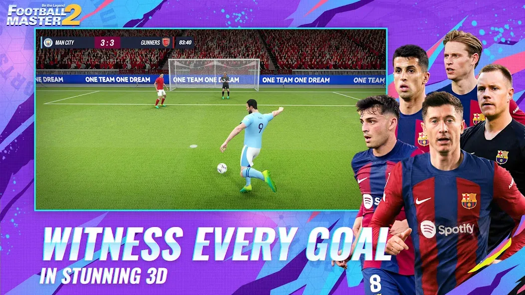 Football Master 2-Soccer Star (Футбол мастер 2) [МОД: Все открыто, Дополнительные деньги и Меню MOD] Screenshot 5
