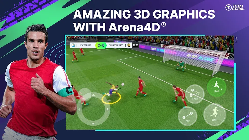 Total Football (Тотал Футбол) [МОД: Много денег, Монет и Все открыто] Screenshot 1