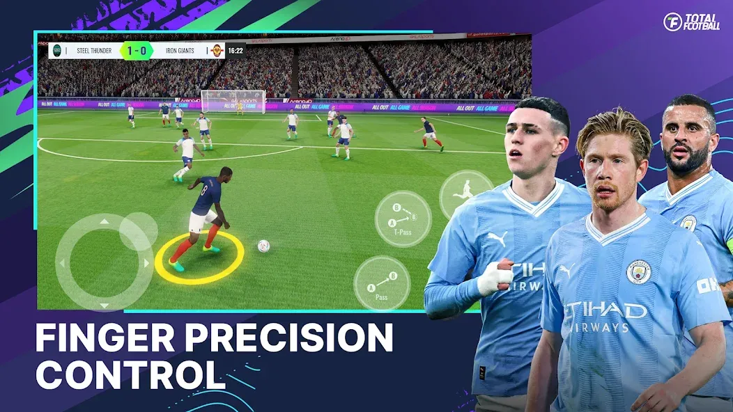 Total Football (Тотал Футбол) [МОД: Много денег, Монет и Все открыто] Screenshot 2