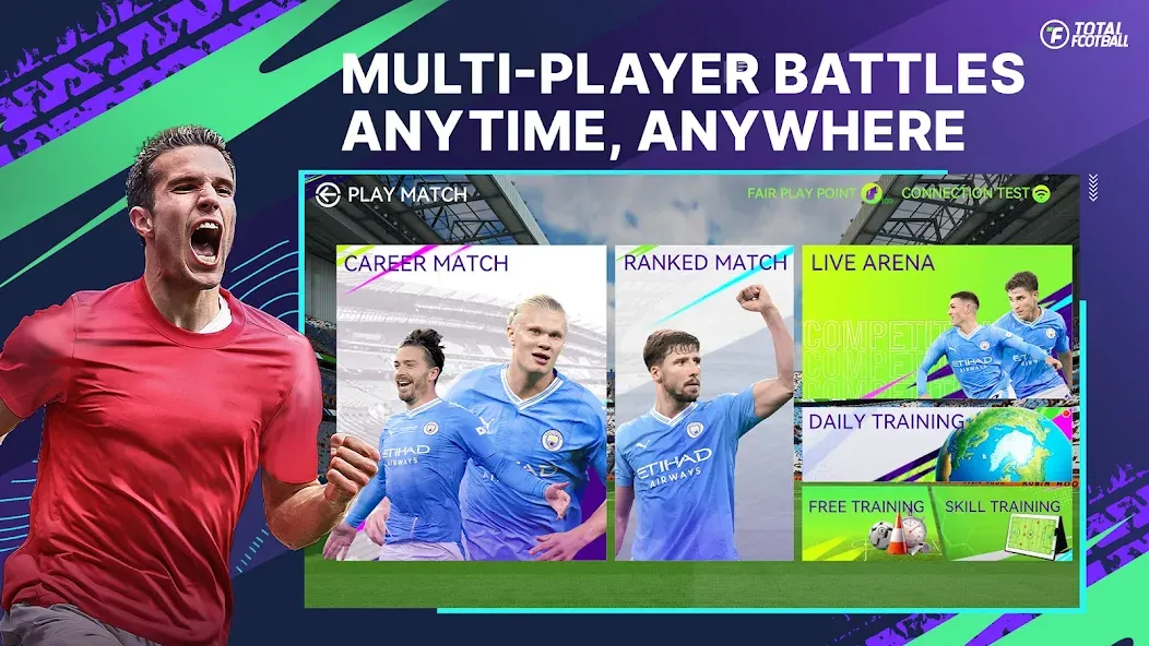 Total Football (Тотал Футбол) [МОД: Много денег, Монет и Все открыто] Screenshot 5