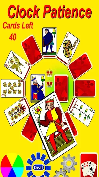 Clock Patience Solitaire (Клок Пэйшенс Солитер) [МОД: Деньги, Монеты и Меню MOD] Screenshot 3