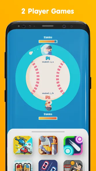 Mini Arcade - Two player games [МОД: Бесконечные деньги, Монеты и Мега MOD] Screenshot 1
