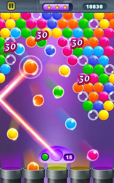 Action Bubble Game (Экшн Бабл Игра) [МОД: Бесконечные деньги, Монеты и Мега MOD] Screenshot 2