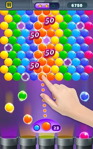 Action Bubble Game (Экшн Бабл Игра) [МОД: Бесконечные деньги, Монеты и Мега MOD] Screenshot 3
