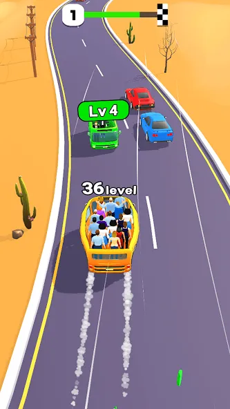 Level Up Bus (Левел Ап Бас) [МОД: Деньги, Монеты и Меню MOD] Screenshot 3
