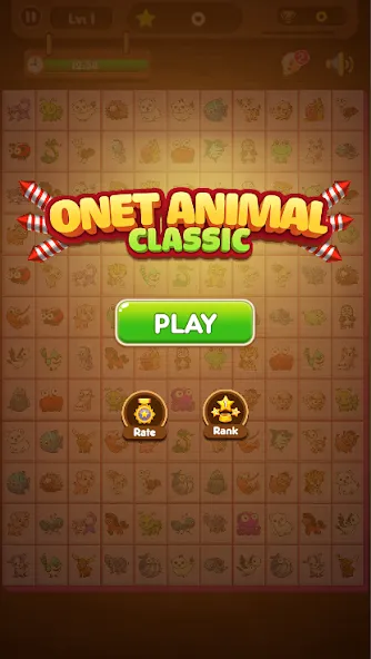 Onet Connect Animal Game (Онет Соединить Животные игра) [МОД: Много монет, Открытые уровни и Мега MOD] Screenshot 1