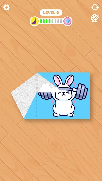 Paper Fold (Пэйпер Фолд) [МОД: Деньги, Монеты и Меню MOD] Screenshot 1